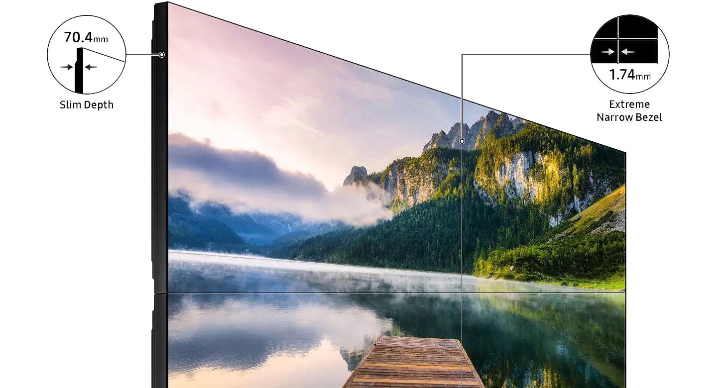 Samsung Video Wall Display Extreme Narrow Bezel VHB E Series