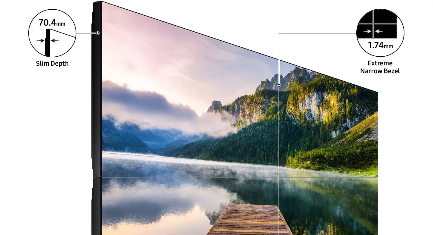 Samsung Video Wall Display Extreme Narrow bezel VMB E Series