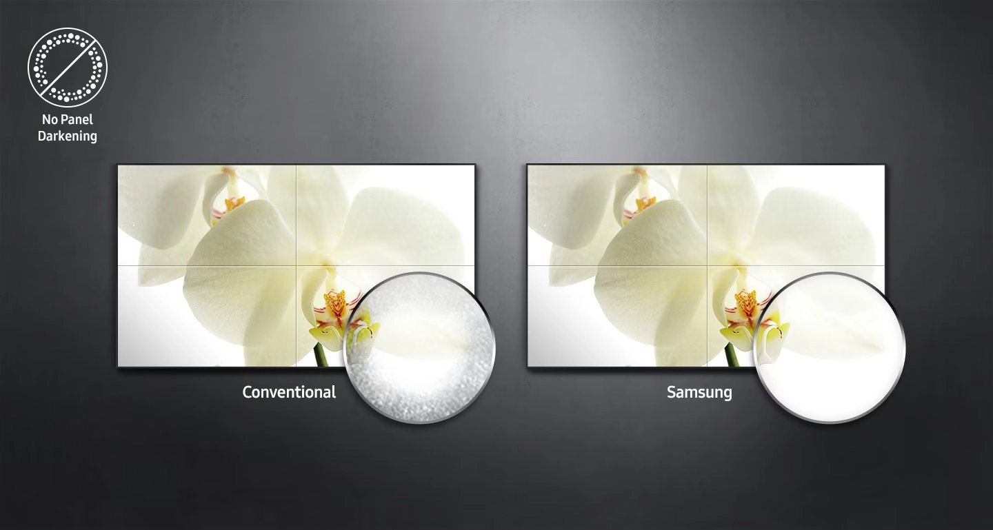 Samsung videowall extreme narrow bezels UH55FE series